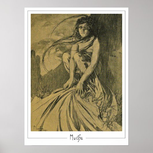 Alphonse Mucha Zedign Kunstposter #354 Poster (Voorkant)