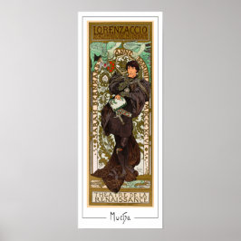 Alphonse Mucha Zedign Kunstposter #371 Poster