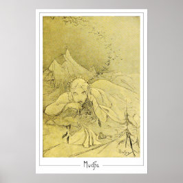 Alphonse Mucha Zedign Kunstposter #372 Poster