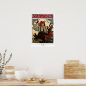 Alphonse Mucha Zedign Kunstposter #374 Poster (Keuken)