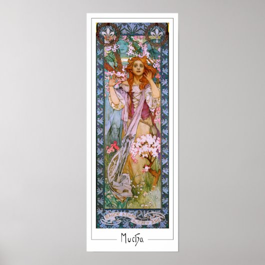 Alphonse Mucha Zedign Kunstposter #96 Poster (Voorkant)