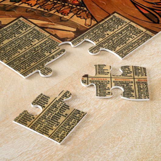 Alphonse Mucha Zeepfabriek 1897 Legpuzzel (Zijkant)