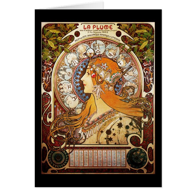 Alphonse Mucha Zodiac (Voorkant)