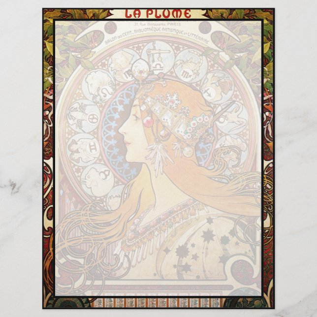 Alphonse Mucha Zodiac (Voorkant)