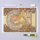 Alphonse Mucha | Zodiac -1896 Tissuepapier (Craft)