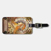 Alphonse Mucha Zodiac Bagagelabel (Voorkant horizontaal)