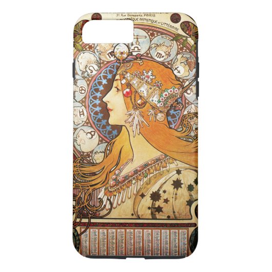 Alphonse Mucha Zodiac Case-Mate iPhone Case (Achterkant)