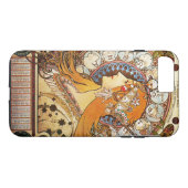 Alphonse Mucha Zodiac Case-Mate iPhone Case (Achterkant (Horizontaal))