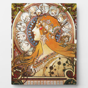 Alphonse Mucha Zodiac Fotoplaat
