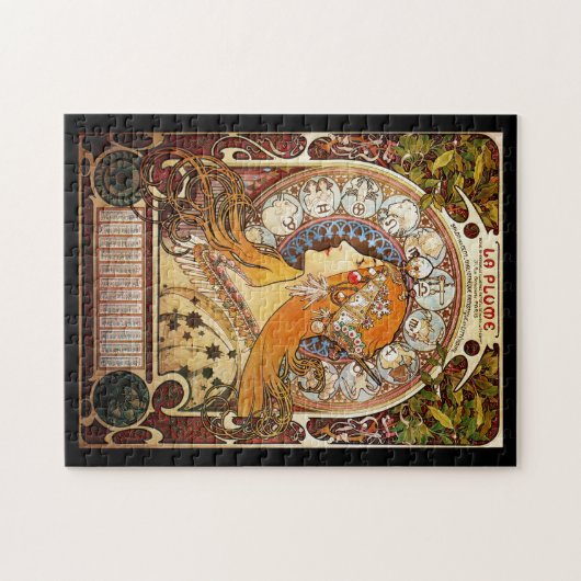 Alphonse Mucha Zodiac Legpuzzel (Horizontaal)