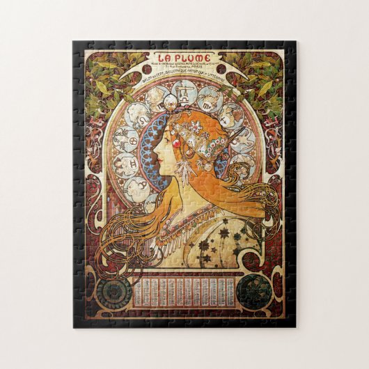 Alphonse Mucha Zodiac Legpuzzel (Verticaal)