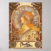Alphonse Mucha - Zodiac Poster (Voorkant)