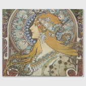 Alphonse Mucha Zodiac Restored Cadeaupapier (Vlak)