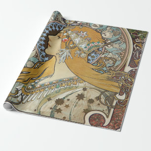 Alphonse Mucha Zodiac Restored Cadeaupapier