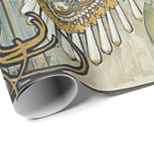 Alphonse Mucha Zodiac Restored Cadeaupapier (Rol Hoek)