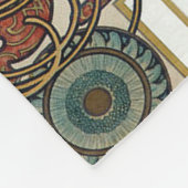 Alphonse Mucha Zodiac Restored Fleece Deken (Hoek)