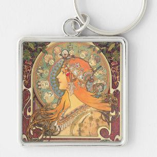Alphonse Mucha - Zodiac Sleutelhanger