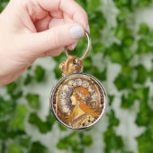 Alphonse Mucha Zodiac Sleutelhanger (Hand)