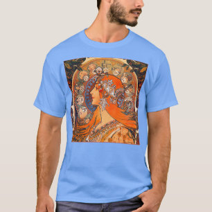 Alphonse Mucha Zodiac T-shirt