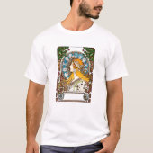 Alphonse Mucha - Zodiac T-shirt (Voorkant)