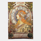 Alphonse Mucha Zodiac Theedoek (Verticaal)