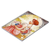 Alphonse Mucha Zomer Notitieboek (Linkerzijde)