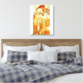 Alphonse Mucha Zomerdoek Poster Canvas Afdruk (Insitu (Slaapkamer))