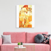Alphonse Mucha Zomerdoek Poster Canvas Afdruk (Insitu (Woonkamer))