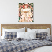 Alphonse Mucha's F. Champenois Imprimeur-Editeur Canvas Afdruk (Insitu (Slaapkamer))