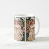 Alphonse Mucha's F. Champenois Imprimeur-Editeur Koffiemok (Voorkant rechts)