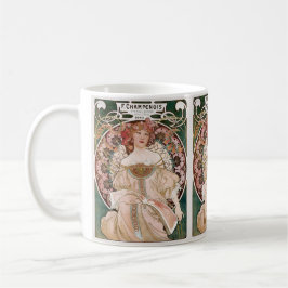 Alphonse Mucha's F. Champenois Imprimeur-Editeur Koffiemok