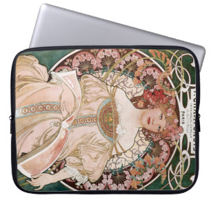 Alphonse Mucha's F. Champenois Imprimeur-Editeur Laptop Sleeve