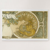 Alphonse Mucha's La Plume Legpuzzel (Horizontaal)