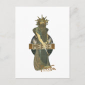 Alphonse Muchas Medee (1898) Briefkaart (Voorkant)