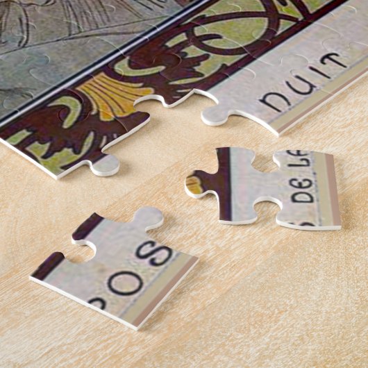 Alphonse Mucha's "Times of Day" - 20x30 Legpuzzel (Zijkant)