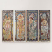 Alphonse Mucha's "Times of Day" - 20x30 Legpuzzel (Horizontaal)