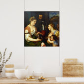 Alphonse of Alvalos, Markies del Vasto - Titiaan Poster (Keuken)