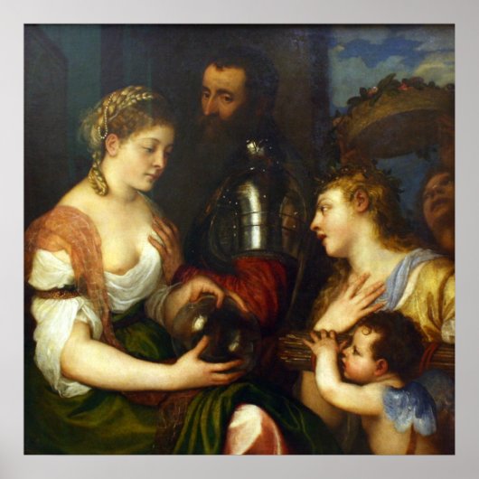 Alphonse of Alvalos, Markies del Vasto - Titiaan Poster (Voorkant)