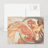 Alphonse van Mucha Briefkaart (Voorkant / Achterkant)