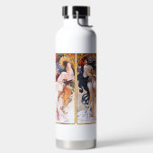 Alphonso Mucha Illustraties. Art nouveau Waterfles (Links)