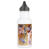 Alphonso Mucha Illustraties op een Waterfles (Links)