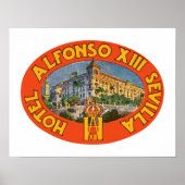 AlphonsoXIII Sevilla Poster (Voorkant)