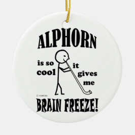 Alphorn, Brain Freeze Keramisch Ornament