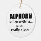 Alphorn is niet alles keramisch ornament (Links)