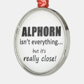 Alphorn is niet alles metalen ornament (Links)