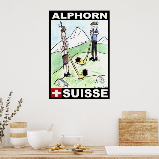 ALPHORN POSTER (Keuken)