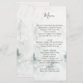 Alpien berghuwelijk #2 | menu (Voorkant / Achterkant)