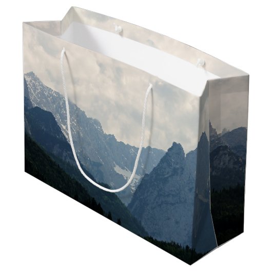 Alpiene bergen Land Natuur Birthday Foto Groot Cadeauzakje (Achterkant Gekanteld)