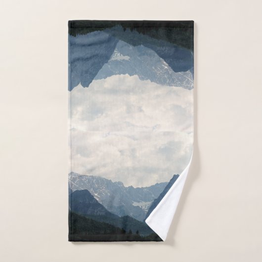 Alpiene bergen Land Natuur Foto Bad Handdoek (Handdoek)