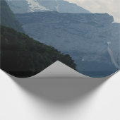 Alpiene bergen Land Natuur Foto Cadeaupapier (Hoek)